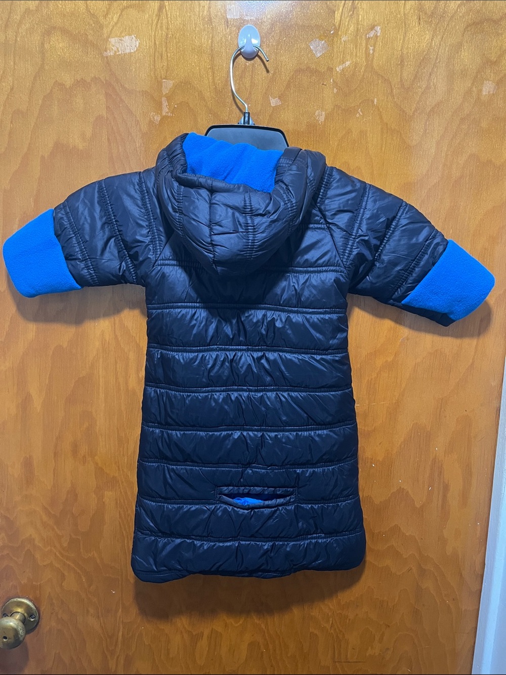 Eddie Bauer Navy Puffer Bunting Snowsuit - Picture 5 of 5